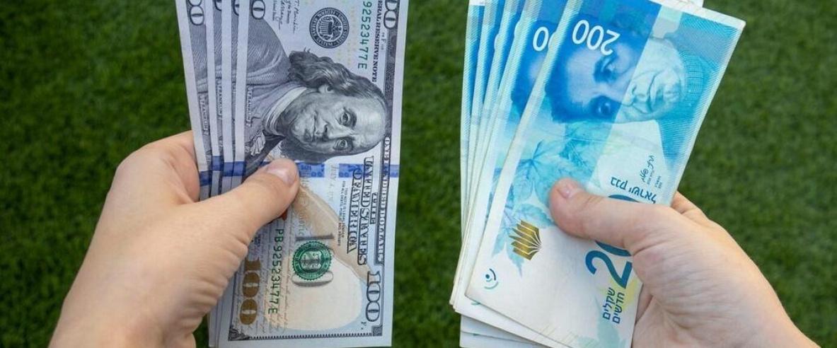 سعر صرف الدولار مقابل الشيكل 
