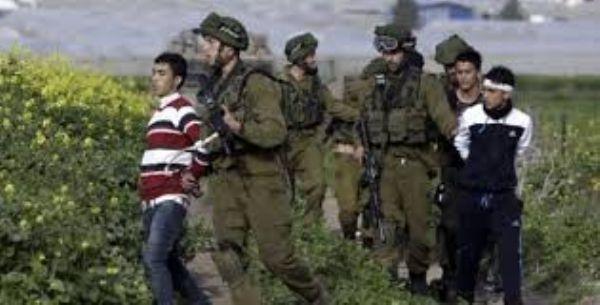 الاحتلال يعتقل ثلاثة شبان شرق بيت لحم