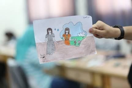 أطفال غزة يرسلون أكثر من 500 رسمة إلى العالم