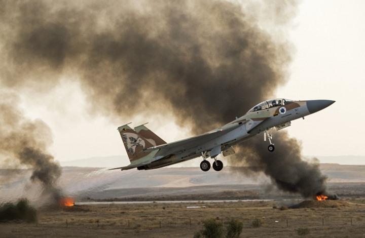  الطائرات الاسرائيلية تقصف 3 اهداف سورية