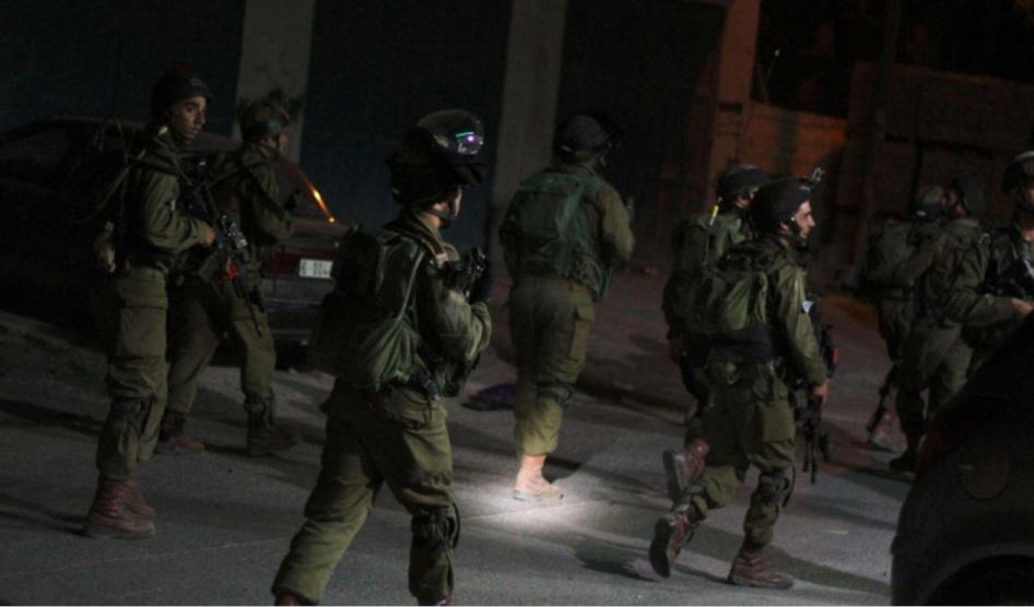  قوات الاحتلال تعتقل 7 مواطنين بالضفة