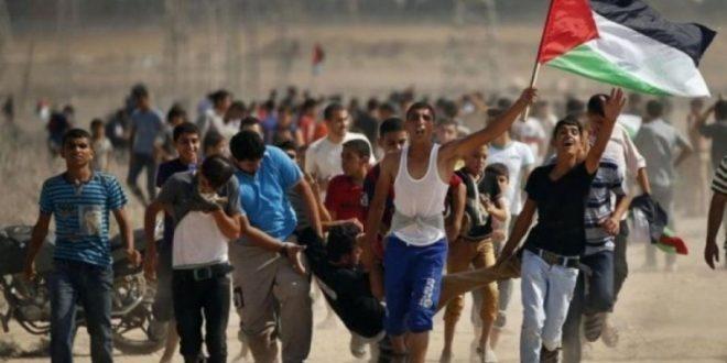 استشهاد شاب متاثرا باصابته خلال مسيرات العودة في غزة 