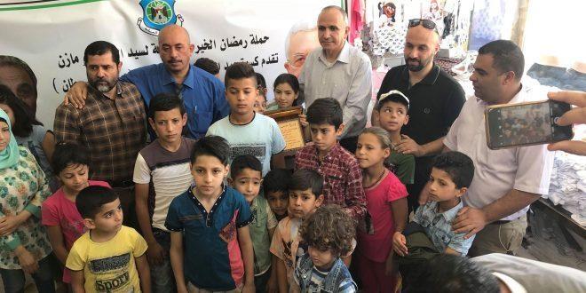 بالفيديو والصور: المخابرات في بيت لحم تطلق حملة رمضان الخير والسلامة للرئيس لكسوة العيد للاطفال مرضى السرطان