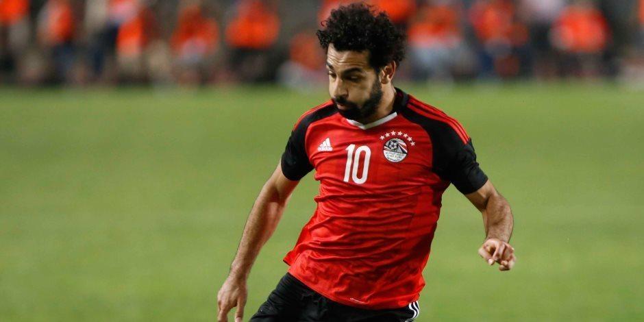 محمد صلاح يقود المنتخب المصري امام الاوروغوي