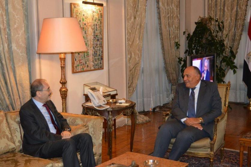 وزيرا خارجية مصر والأردن يبحثان بالقاهرة القضية الفلسطينية