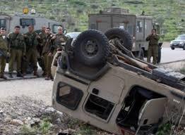 إصابة 5 جنود إسرائيليين بحادث سير في الشمال 
