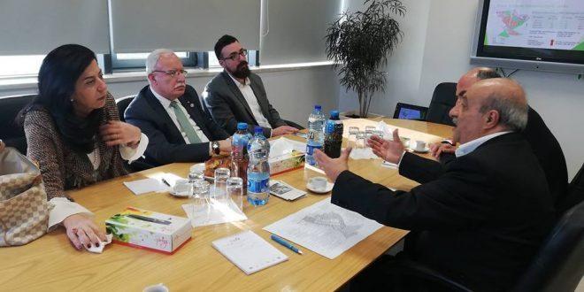 ادارة منطقة بيت لحم الصناعية تطلع وزيرا الخارجية والاقتصاد الفلسطينيان على الجهود التطويرية للمنطقة