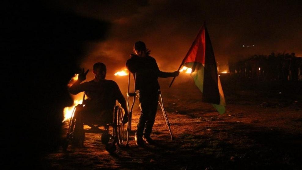  إصابة 19 مواطنا وجندي إسرائيلي بمواجهات الإرباك الليلي شمال قطاع غزة
