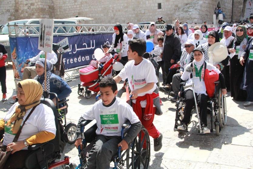 ابو شيخة: مشاركة 170 شخص من ذوي الاعاقة في  المارثون يؤكد على حقوقهم 