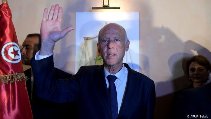 قيس سعيد يفوز بالانتخابات الرئاسية التونسية