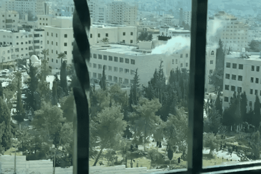 إصابات بانفجار التدفئة المركزية في جامعة الخليل