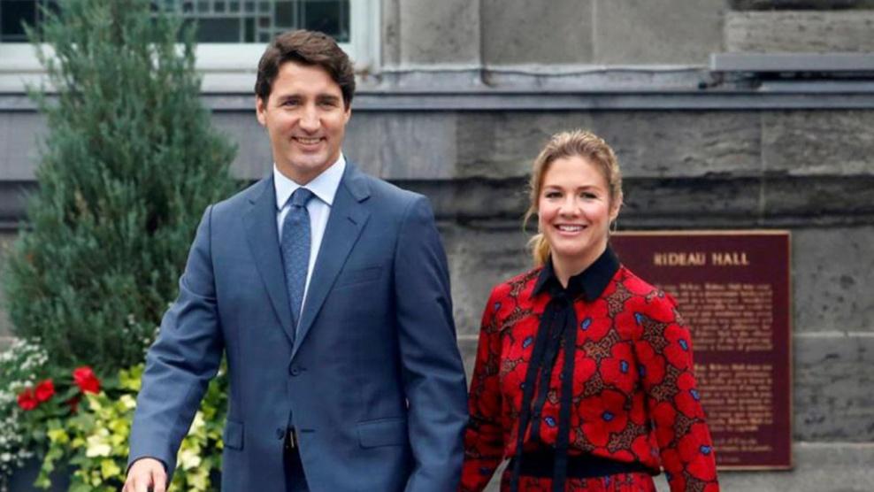 رئيس وزراء كندا يعمل من منزله فيما تخضع زوجته لفحص كورونا