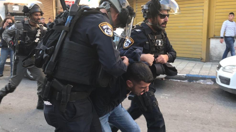 الاحتلال يعتقل 9 مواطنين من القدس المحتلة