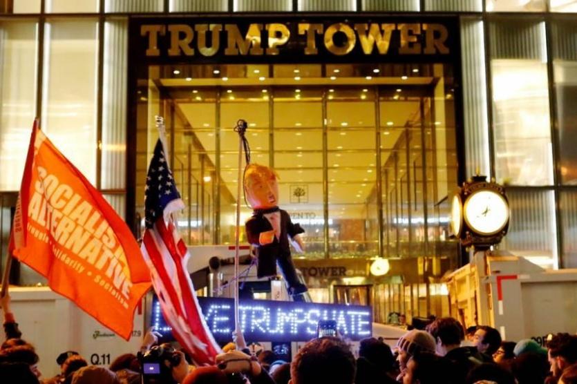احتجاجات أميركا.. حظر تجوال بواشنطن ومشروع قرار لإدانة ترامب