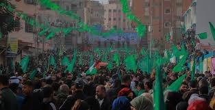 حماس بخان يونس تنظم مسيرةً حاشدةً رفضاً لقرار الضم