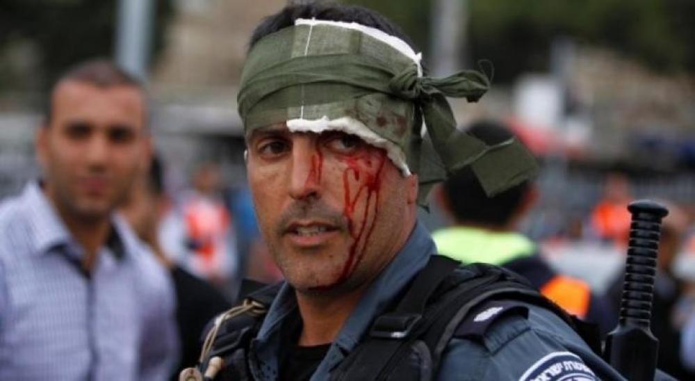إصابة شرطي إسرائيلي بإلقاء لوح رخام عليه بالقدس