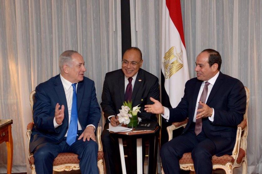 الرئيس المصري لـ نتنياهو: نؤيد كل خطوة تمكن من اقامة دولة فلسطينية