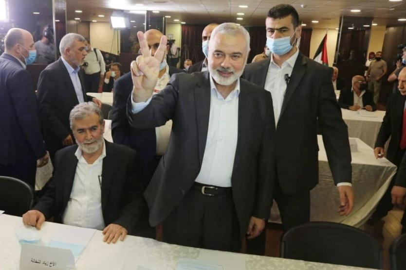 حماس تطالب بتطبيق قرارات اجتماع الامناء العامين على الارض