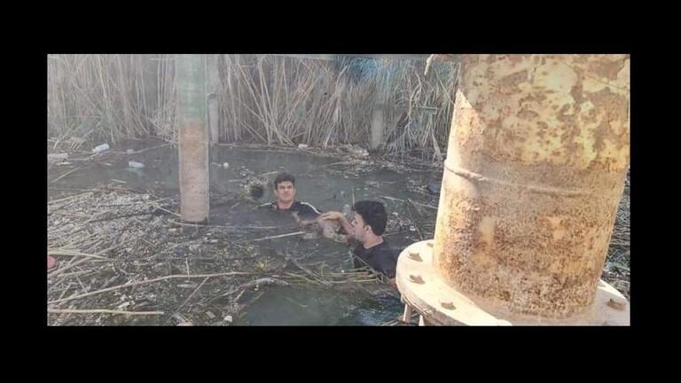 العراق.. انتشال جثة طفل رمته أمه في نهر دجلة (فيديو)