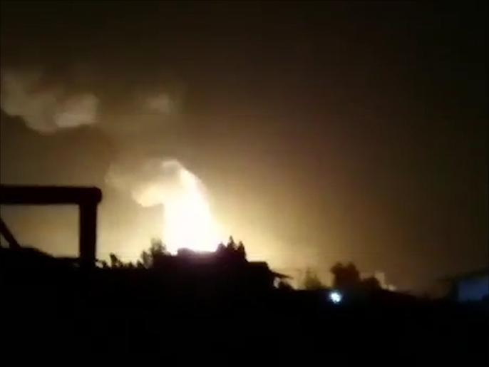 إسرائيل تضرب مواقع عسكرية في دمشق والإعلان عن سقوط قتلى