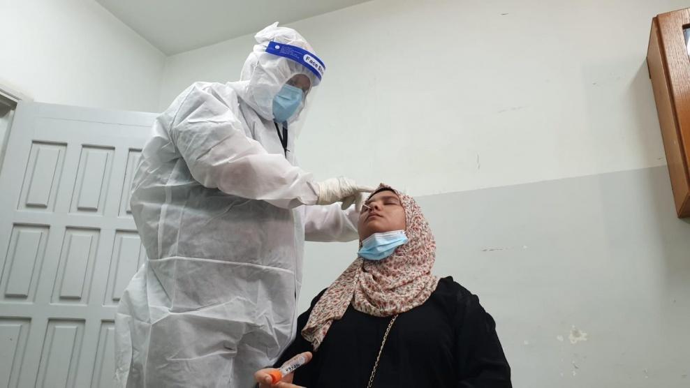 تسجيل أعلى عدد وفيات وإصابات بفيروس كورونا في قطاع غزة