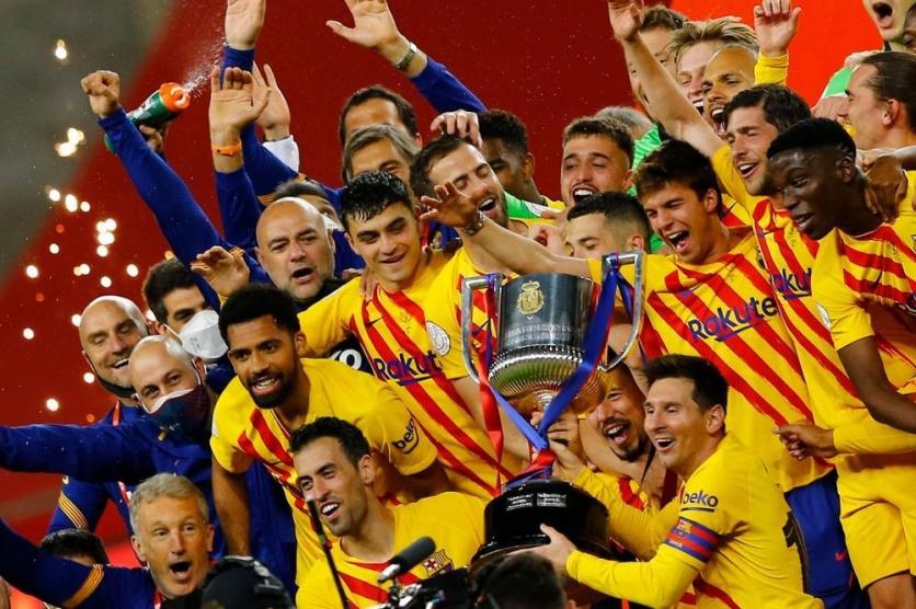 برشلونة يتوج بلقب كأس ملك اسبانيا