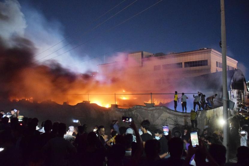 بغداد تبدأ تحقيقا عالي المستوى في حريق مستشفى الناصرية