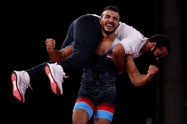 المصارع كيشو يمنح مصر ميدالية جديدة في أولمبياد طوكيو