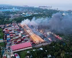 مصرع 15 شخصا على الأقل جراء حريق بمستودع في بنغلاديش