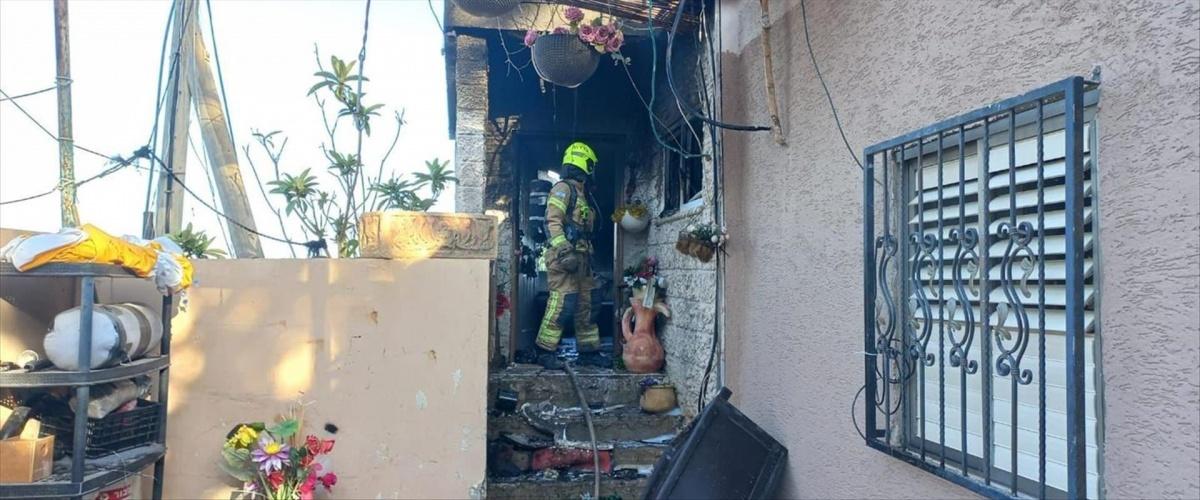خمس إصابات بحريق في منزل بطمرة