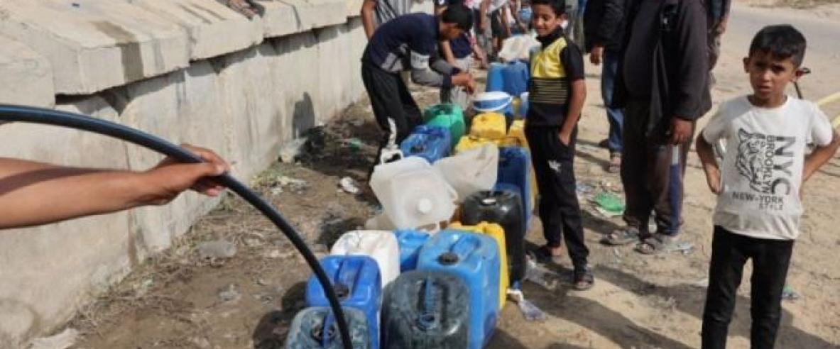 90% من سكان غزة غير قادرين على الحصول على المياه