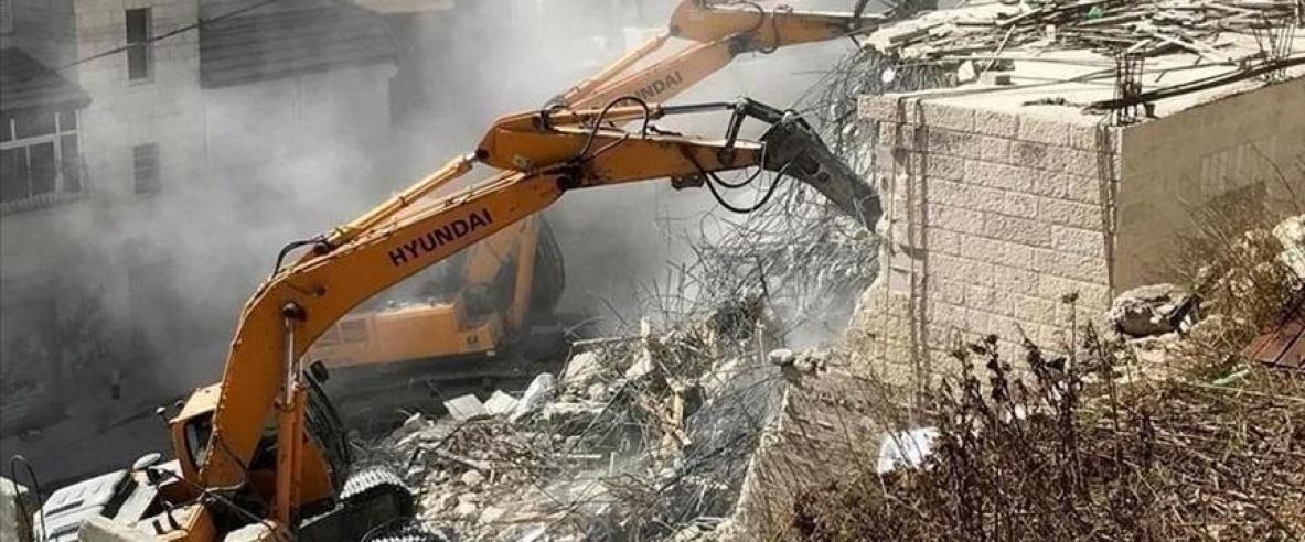 تقرير- عين الادارة المدنية لا تنام وآلة هدم منازل ومنشآت الفلسطينيين لا تتوقف