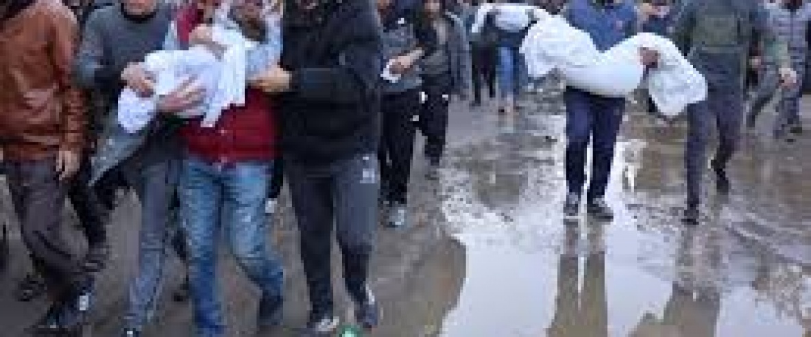 مجزرة مروعة بحق عائلة في حي التوام شمال مدينة غزة