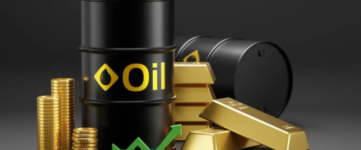 ارتفاع أسعار الذهب وانخفاض النفط عالميا
