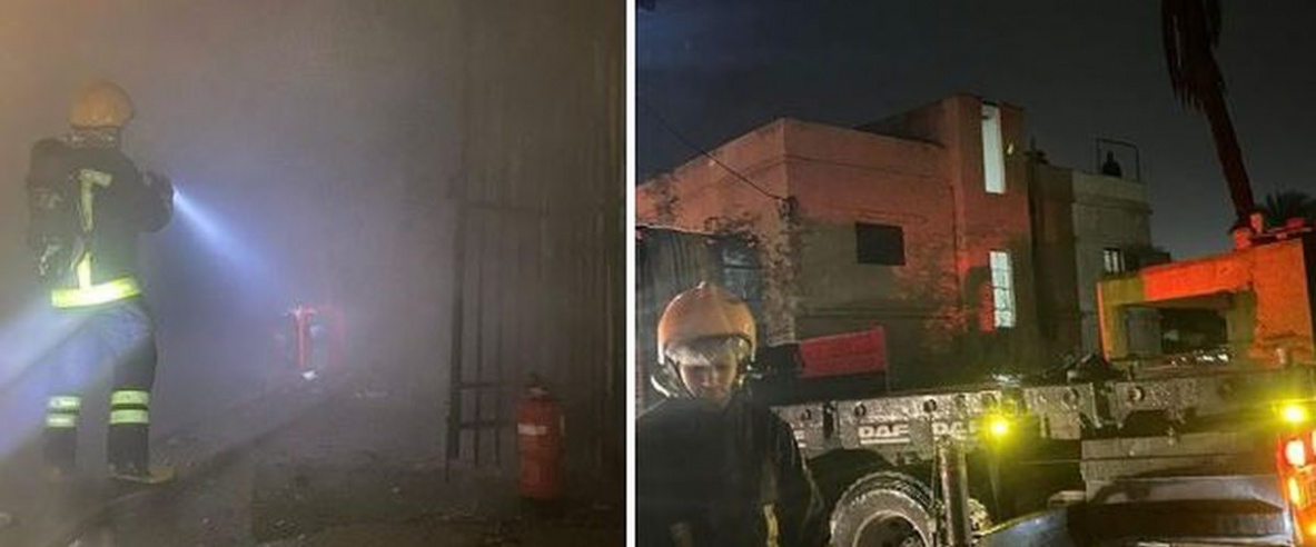 الدفاع المدني يستجيب لـ65 حادث إطفاء وإنقاذ منذ دخول المنخفض