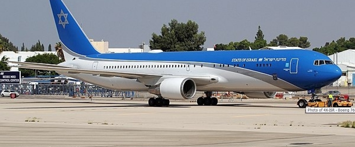 اقلاع طائرة نتنياهو 