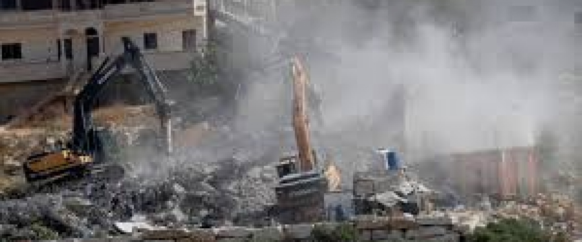 الاحتلال يهدم منازل ومنشآت زراعية في القدس وجنين ونابلس وبيت لحم