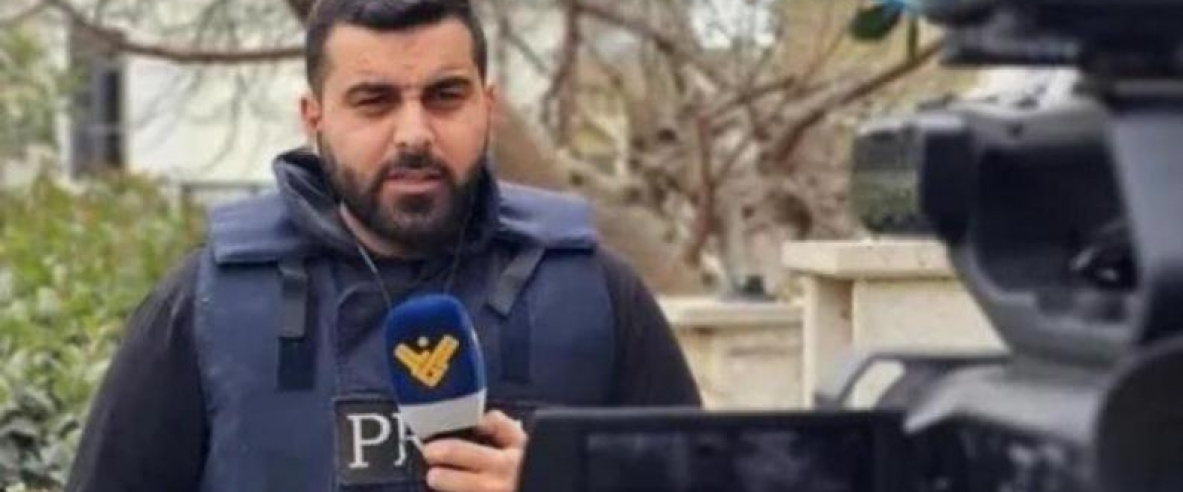 إصابة مراسل لقناة 