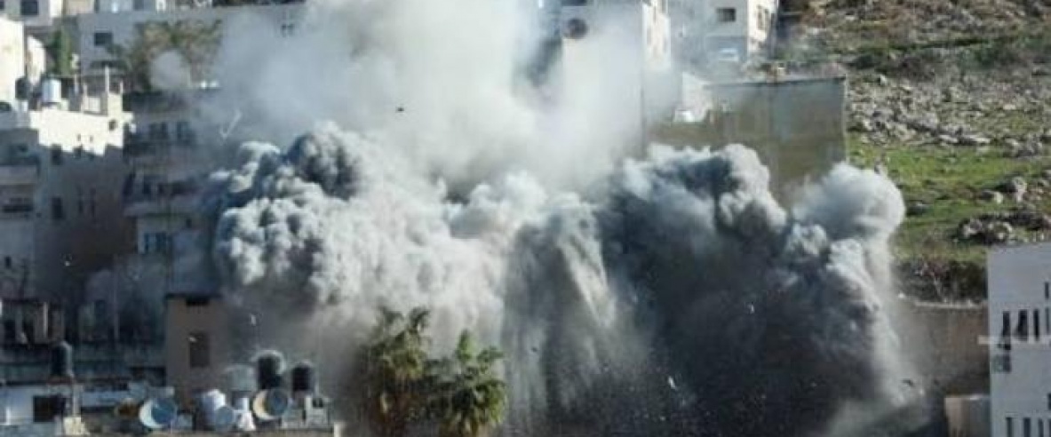 الاحتلال يفجر منزل الأسير دواس حسون في بلدة بيت إمرين شمال نابلس