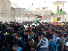 جنين : وداع دامع لضحايا حافلة المعتمرين