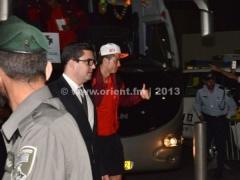 بالصور - رونالدو في إسرائيل مع حراسة مشددة