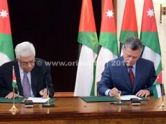 توقيع اتفاقية فلسطينية اردنية دفاعاً عن القدس