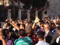 بالصور : نجوم برشلونة في بيت لحم