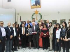 وفد الماني يزور بلدية بيت لحم ضمن علاقة توامة بينهما