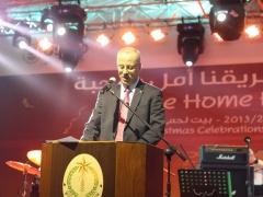 هكذا أضاءت بيت لحم شجرة الميلاد