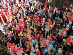 بالصور : المسكونية تنظم مسيرة رحلة الالف طفل الى بيت لحم بمناسبة الاعياد المجيدة