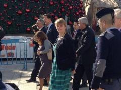 بالصور : زيارة رئيس الوزراء الهولدني الى مدينة بيت لحم اليوم