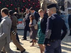 بالصور : زيارة رئيس الوزراء الهولدني الى مدينة بيت لحم اليوم