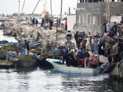 بالصور : قافلة قوارب لكسر الحصار المفروض على قطاع غزة