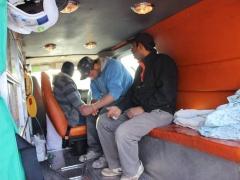 اصابة 26 مواطن في حادث سير وقع صباح اليوم على طريق الخليل بيت لحم ( صور )